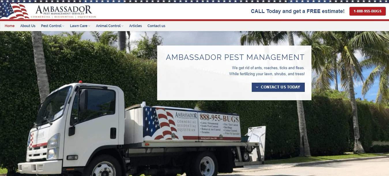 Ambassador Pest Management Services' Homepage