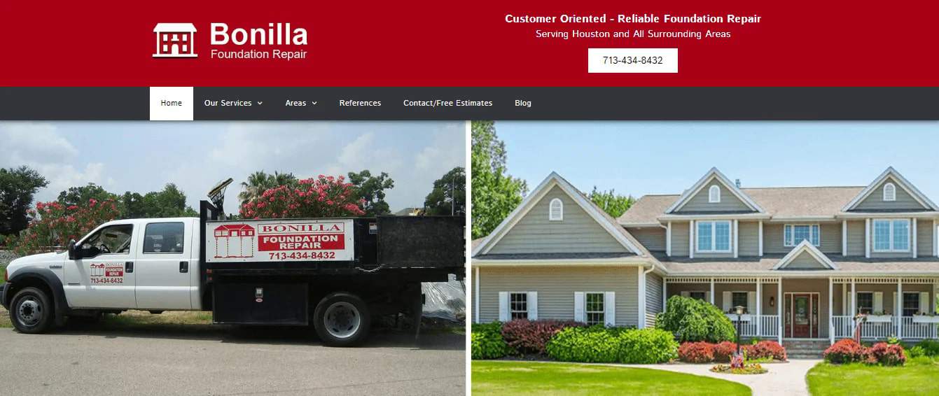 Bonilla Foundation Repair's Homepage