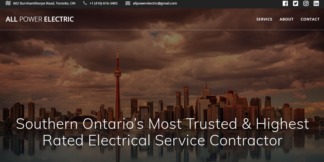 All Power Electric's Homepage