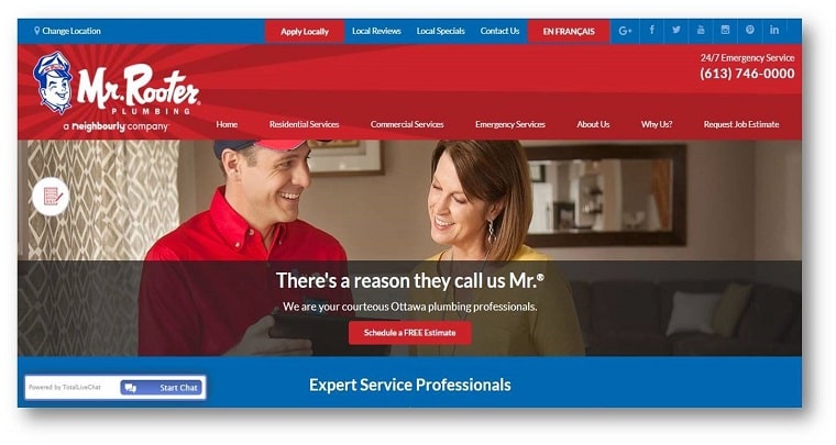 Mr. Rooter Plumbing—Ottawa's Homepage