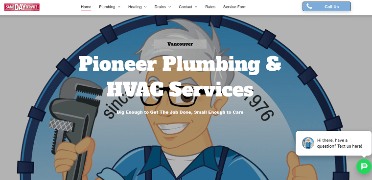 Pioneer Plumbing & Heating Inc's Homepage