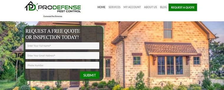 ProDefense Pest Control's Homepage