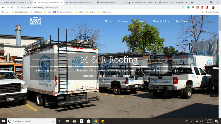 M&R Roofing's Homepage