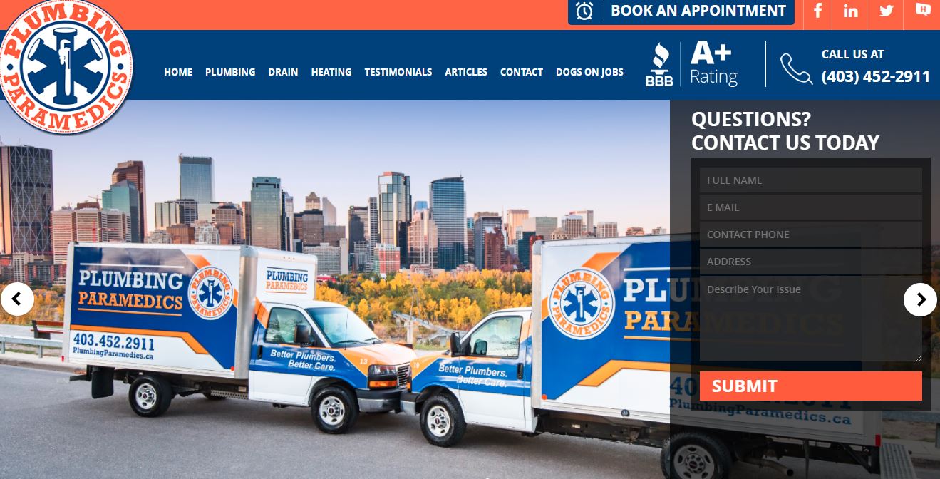 Plumbing Paramedics' Homepage