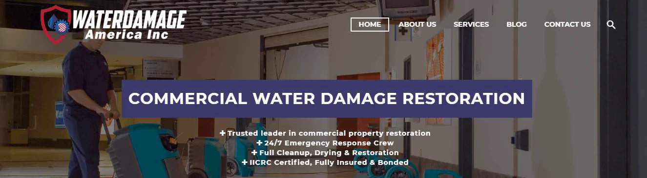 Water Damage America Inc.'s Homepage