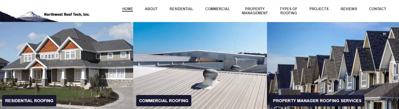 Northwest Roof Tech, Inc.'s Homepage