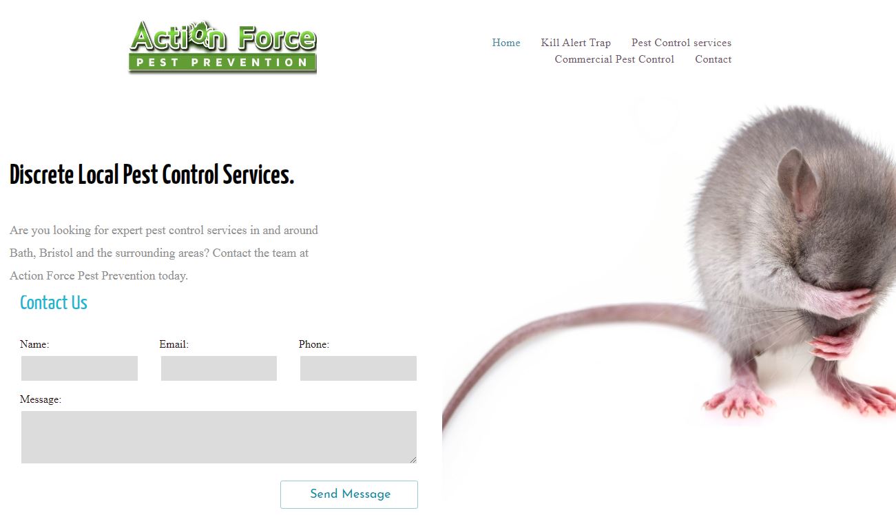 Action Force Pest Prevention's Homepage