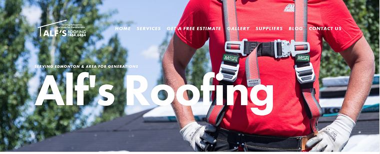 Alf’s Roofing Ltd's Homepage