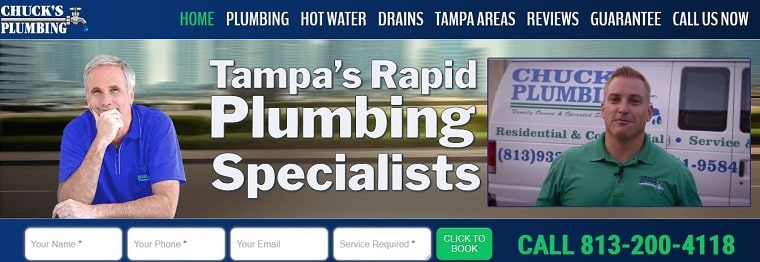 Chuck’s Plumbing LLC's Homepage