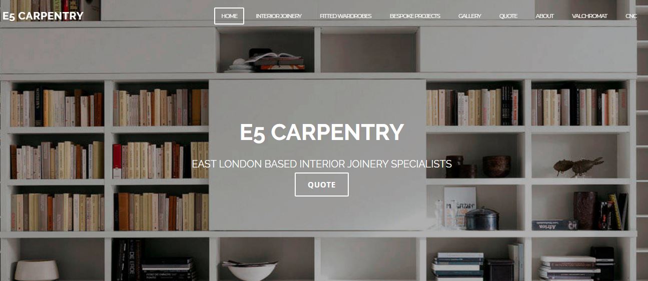 E5 Carpentry Ltd's Homepage