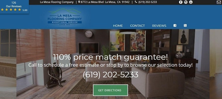 La Mesa Flooring Company's Homepage