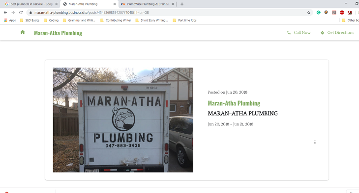 Maran-Atha Plumbing's Homepage