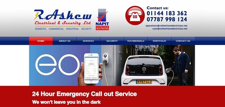 R. Askew Electrical & Security Ltd.'s Homepage