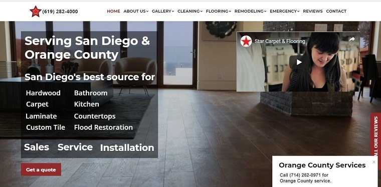 Star Flooring & Remodeling's Homepage