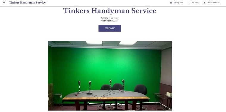 Tinkers Handyman Service's Homepage