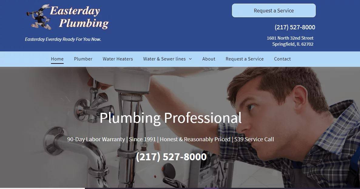 Easterday Plumbing Repair's Homepage