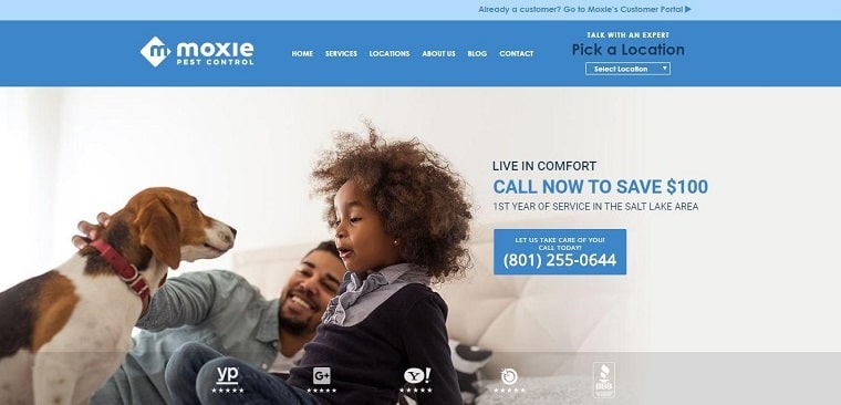 Moxie Pest Control Salt Lake City's Homepage