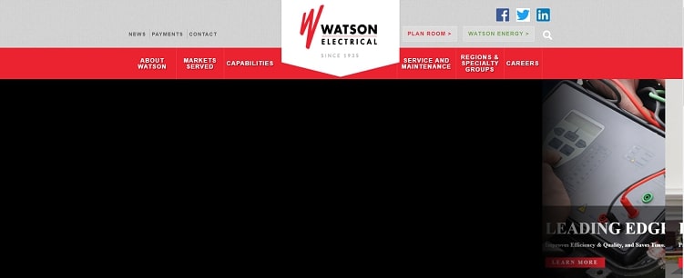 Watson Electrical Construction Co.'s Homepage