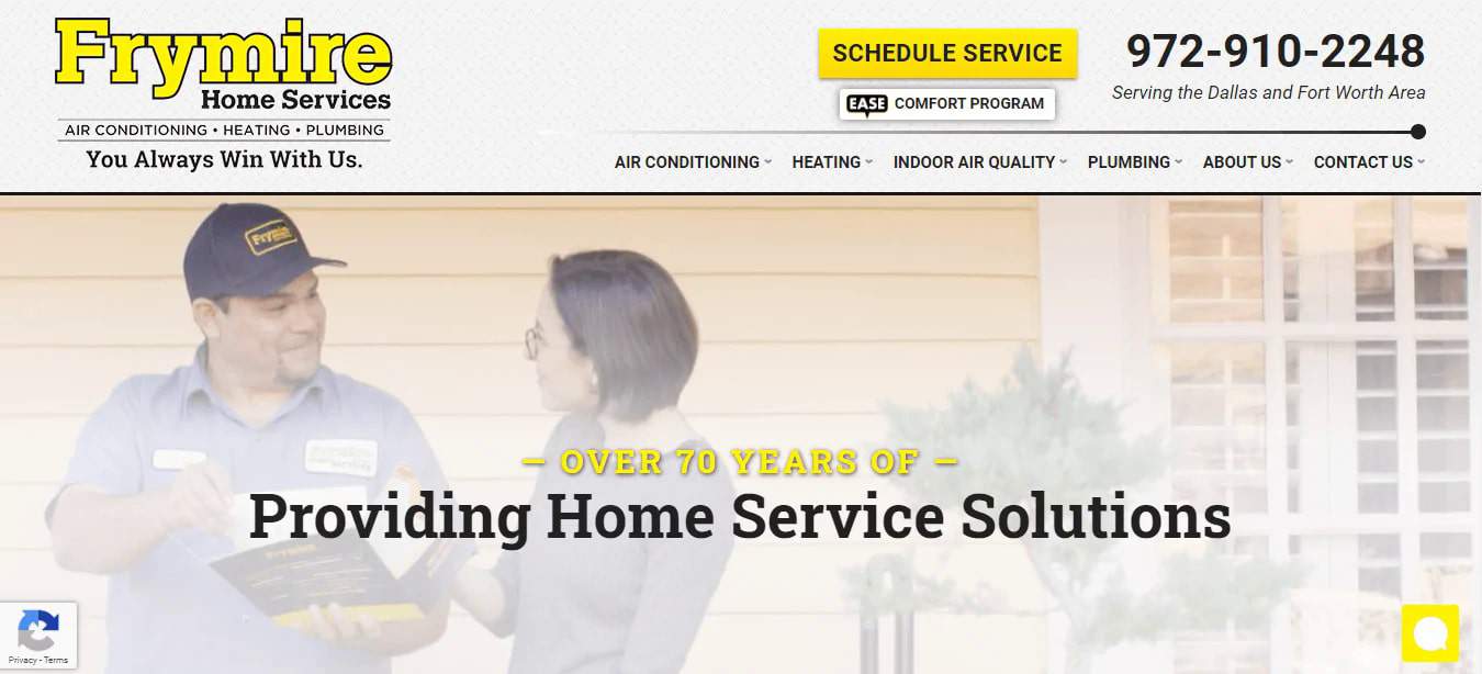 Frymire Home Services' Homepage