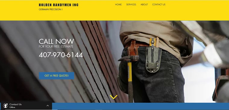 Holden Handymen Inc.'s Homepage