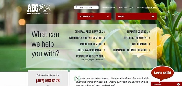 ABC Home Commercial Services' Homepage