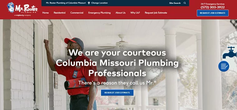 Mr. Rooter Plumbing of Columbia Missouri's Homepage