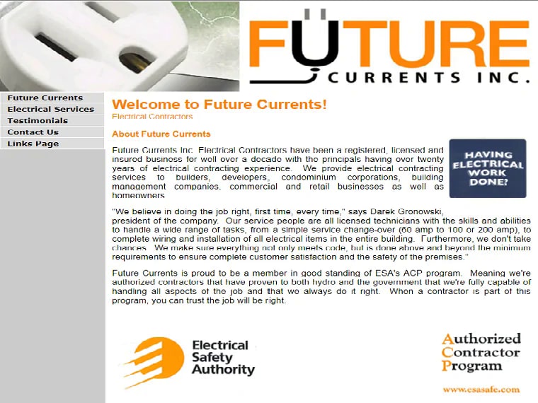 Future Currents Inc.'s Homepage