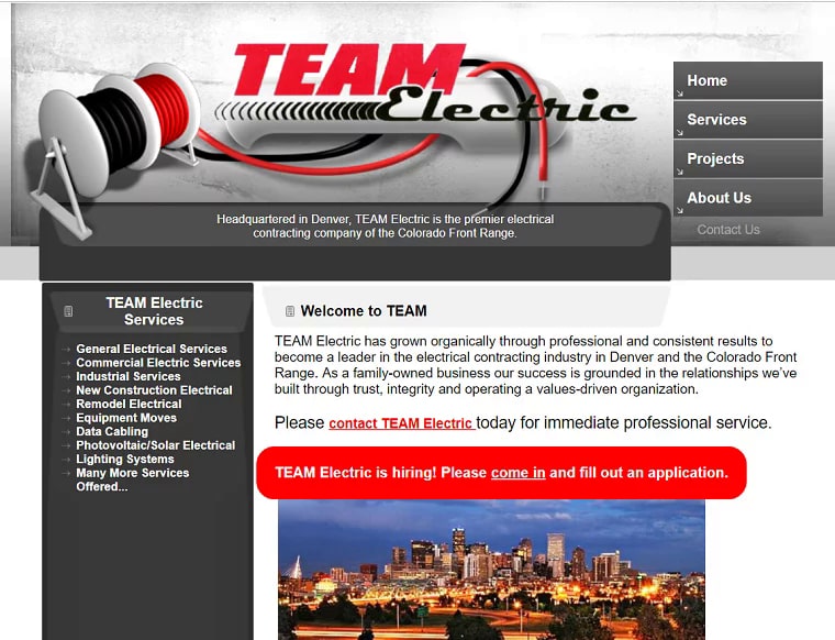 Team Electric's Homepage