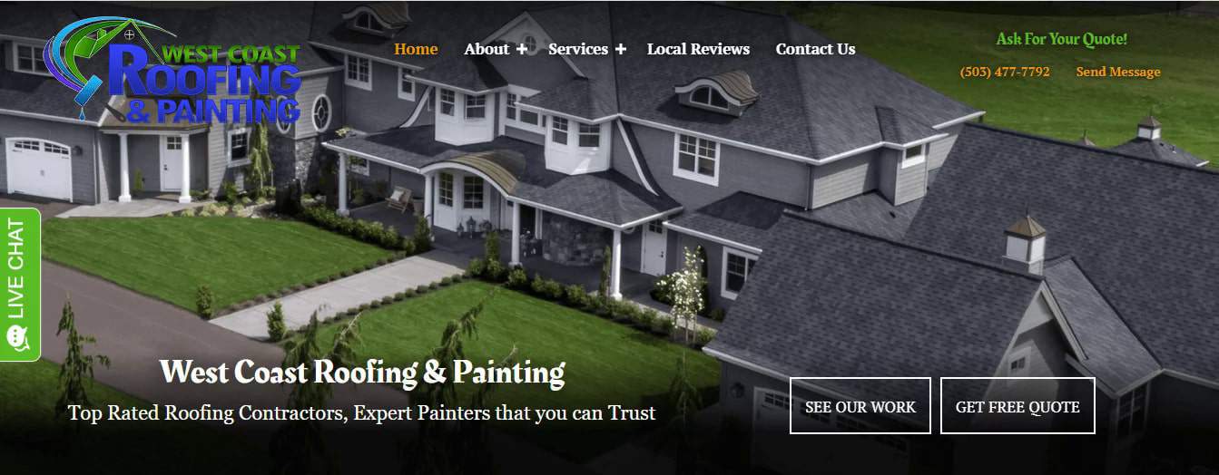 West Coast Roofing & Painting's Homepage