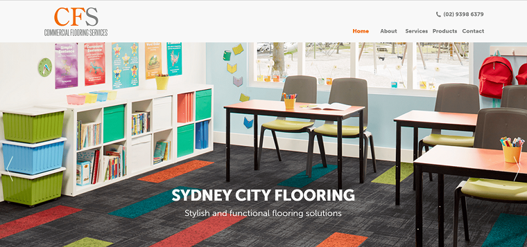 Commercial Flooring Services' Homepage