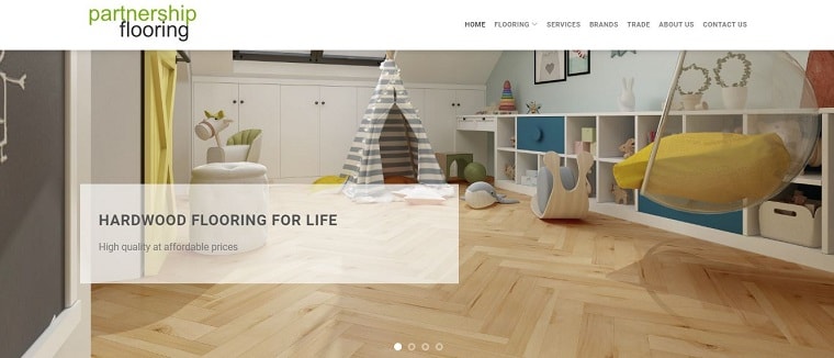 Partnership Flooring's Homepage