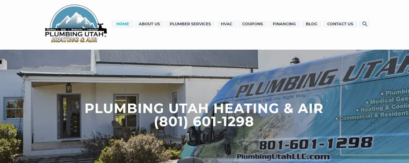 Plumbing Utah Heating & Air's Homepage