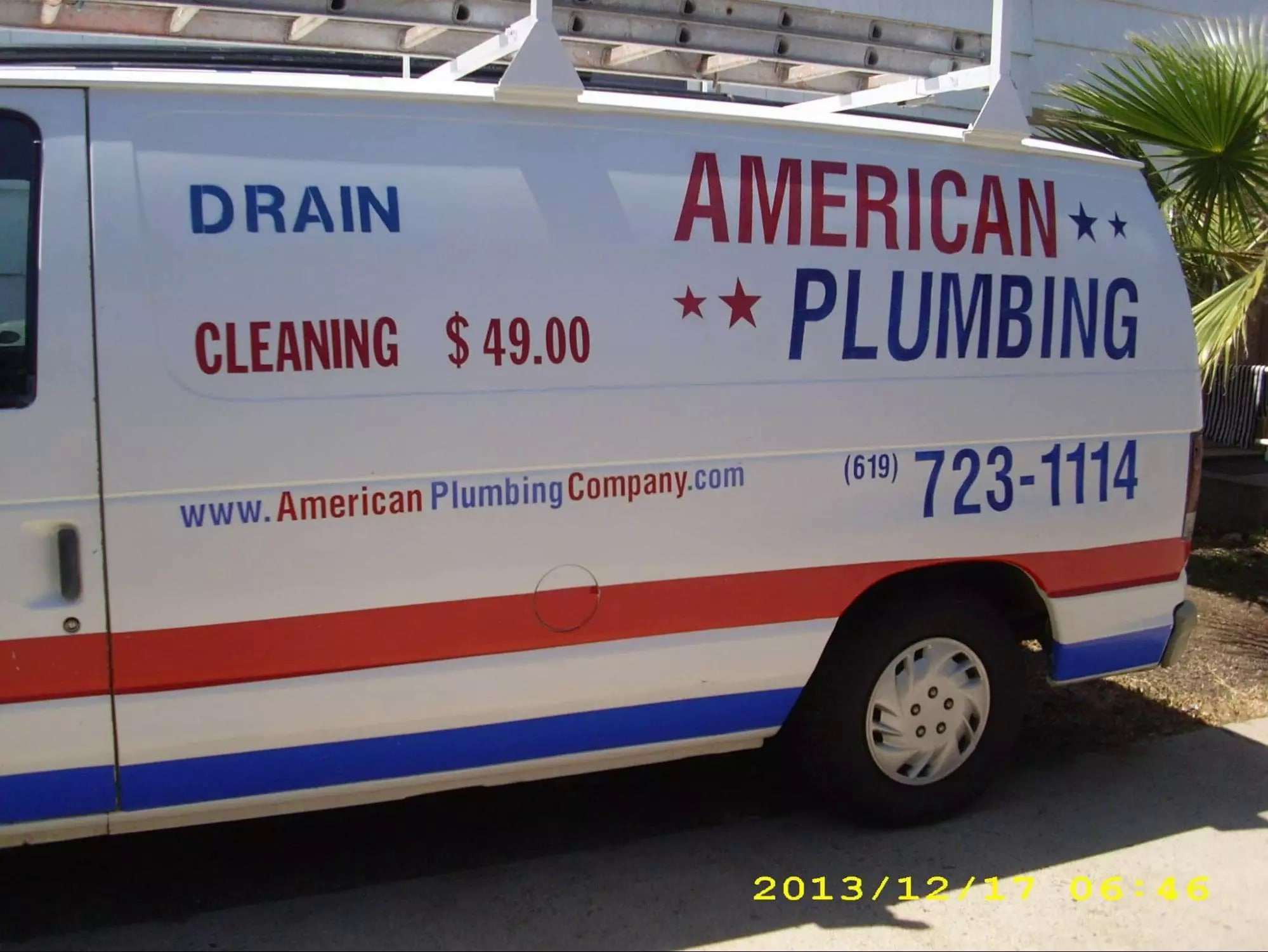 American Plumbing Co.'s Van