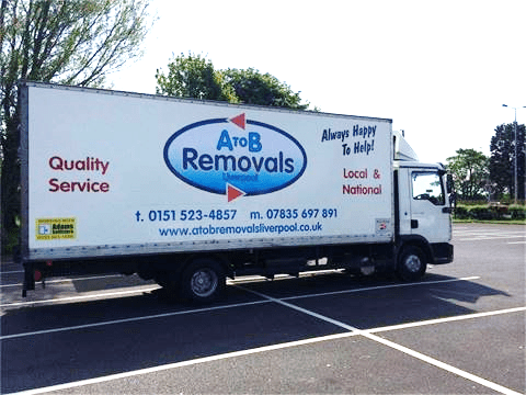 A to B Removals' Truck