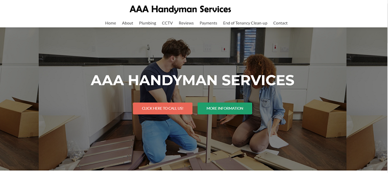 AAA Handyman Services' Homepage