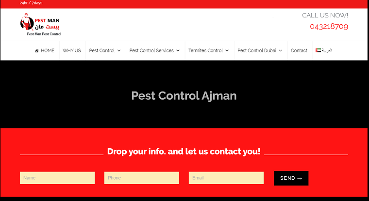 Pest Man Pest Control's Homepage