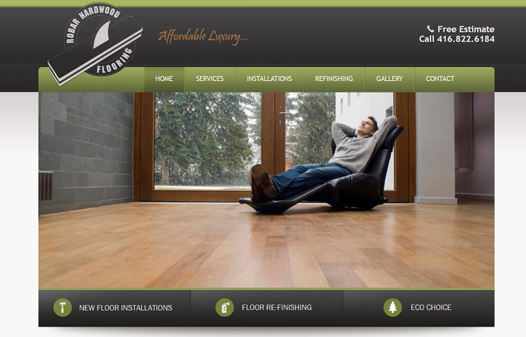 Robar Hardwood Flooring's Homepage