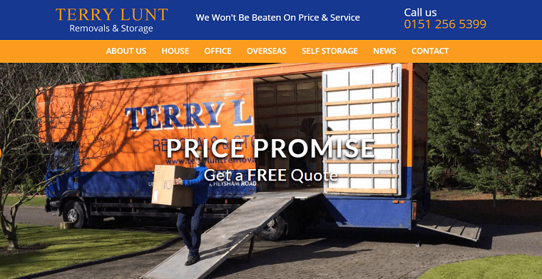 Terry Lunt Removals & Storage's Homepage