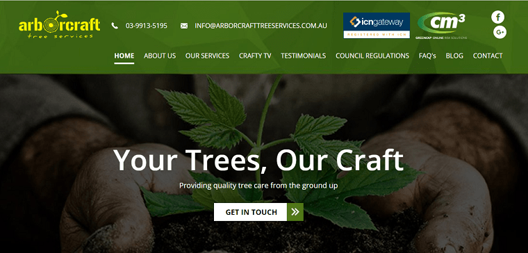 Arborcraft Tree Services' Homepage