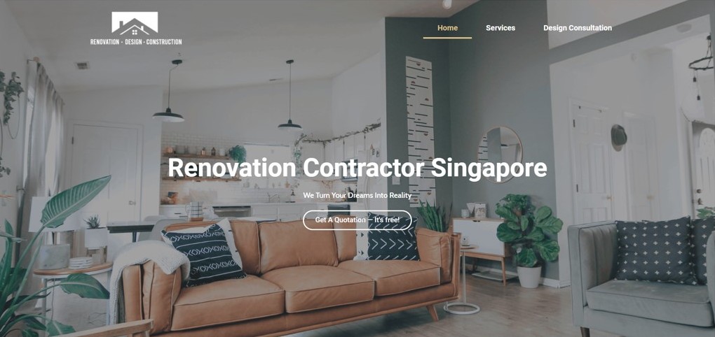 Renovation Contractor Singapore's Homepage