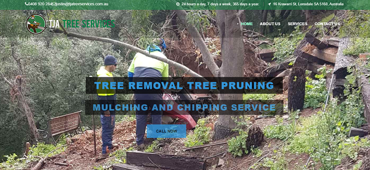 TJA Tree Services' Homepage