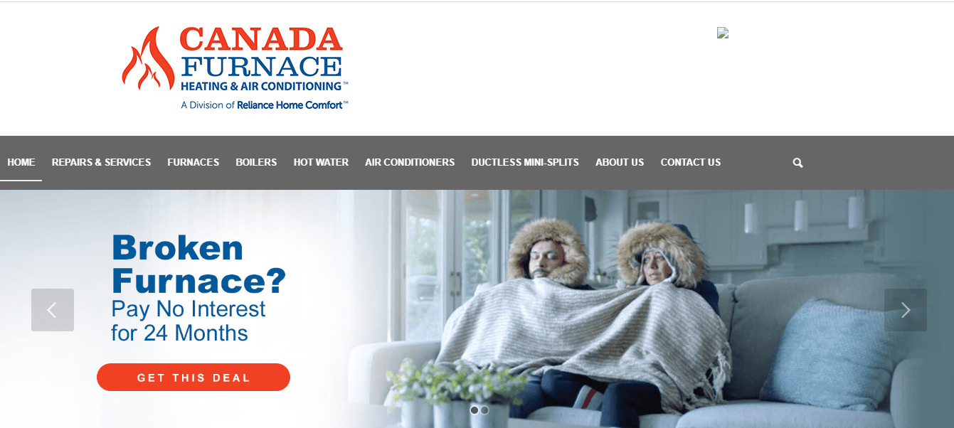 Canada Furnace's Homepage