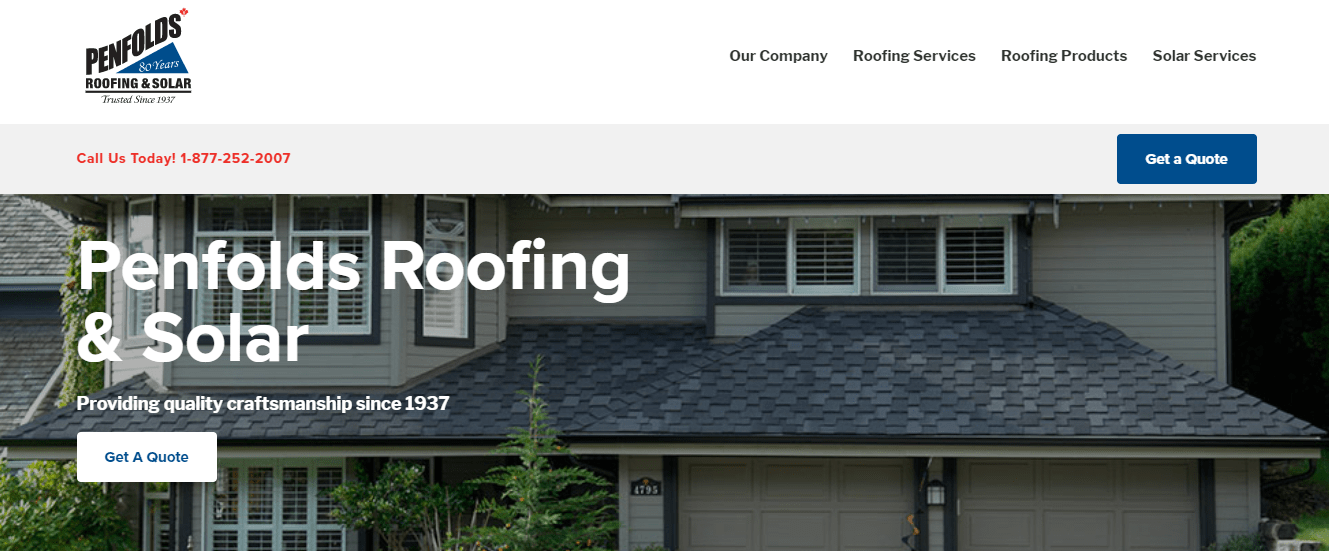 Penfolds Roofing & Solar's Homepage