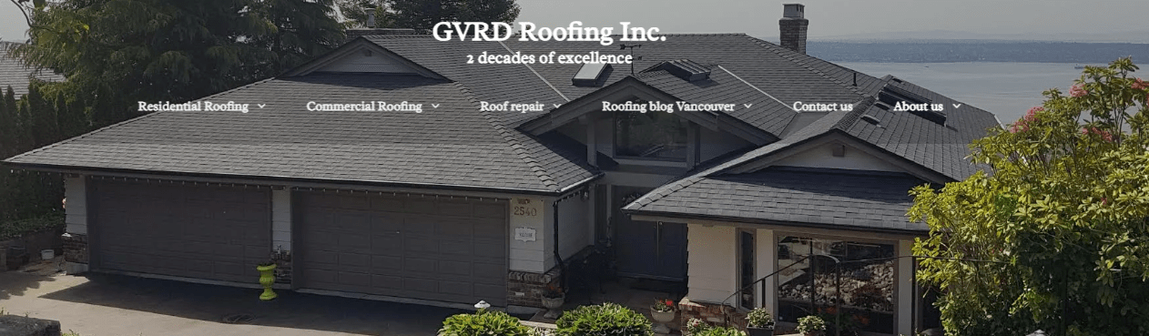 GVRD Roofing Inc.'s Homepage