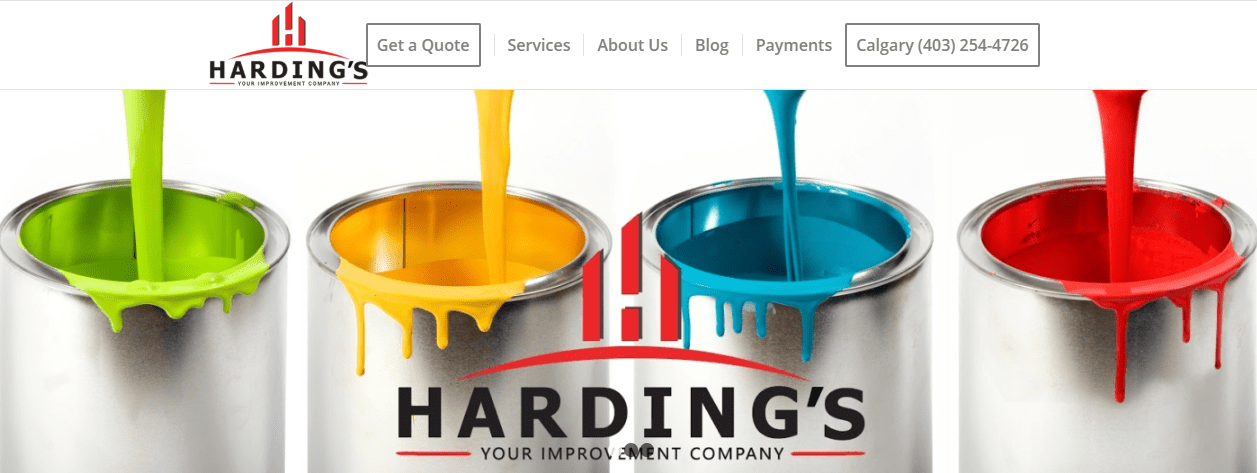 Harding’s Services' Homepage