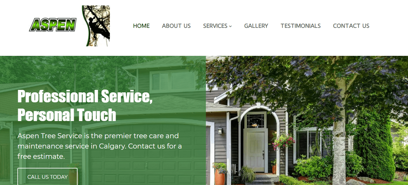 Aspen Tree Service's Homepage