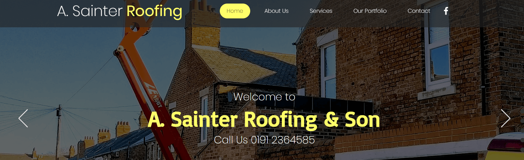 A Sainter Roofing Services' Homepage