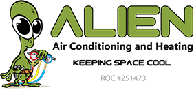 Alien Air Conditioning and Heating's Logo