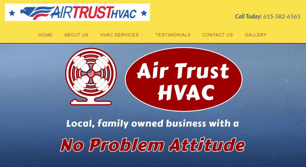 Air Trust HVAC's Homepage