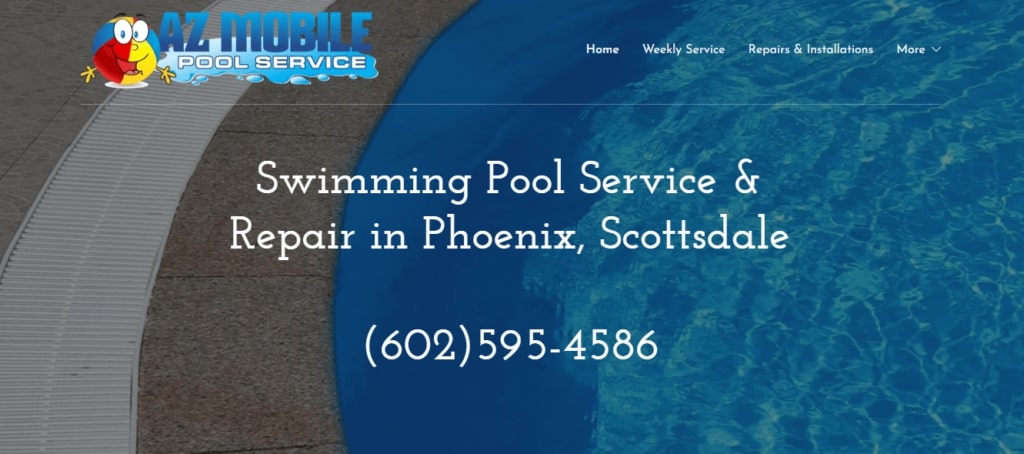 AZ Mobile Pool Service's Homepage